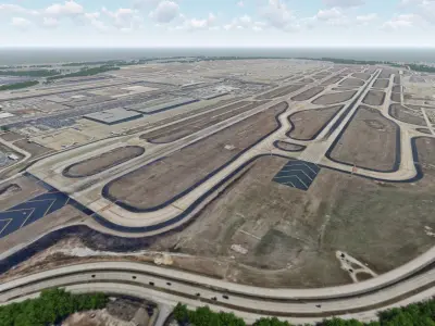 Atlanta Hartsfield International Airport 3D model