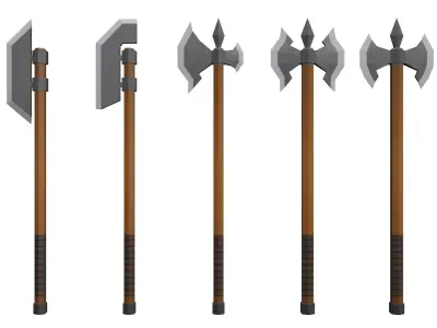 Ultimate Weapon Pack - Lowpoly Game Ready Assets Low-poly 3D model