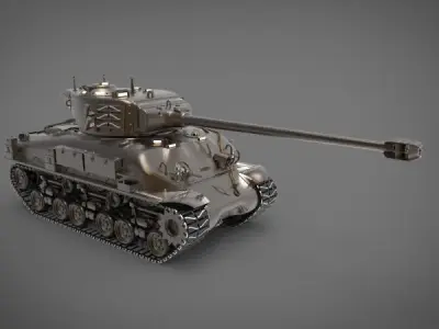 M50 sherman Tank 3D model