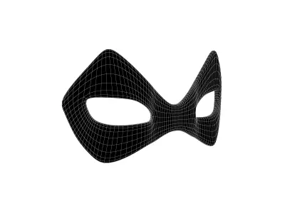 Eye Mask v1 002 Low-poly 3D model