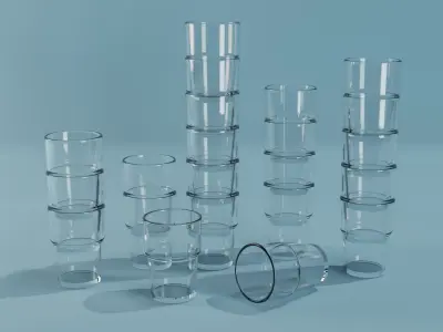 IKEA glass Free 3D model