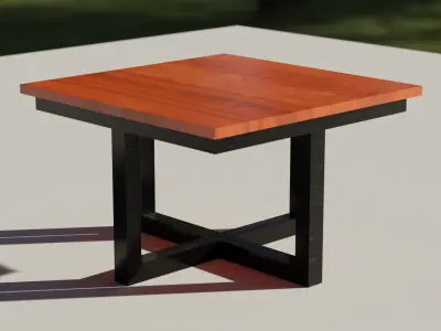 Cafe Table Free 3D model purchase