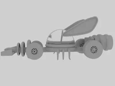 Bee F1 car 3D model