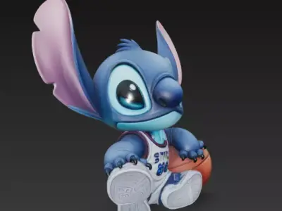 Stitch - basketball 3D print model