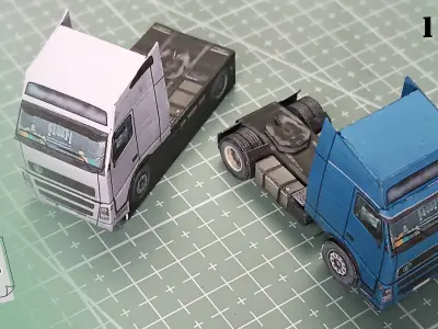 SPBox-001 - papercraft cut model Free 3D model