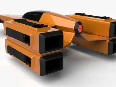 Racing Spaceship Pollux 3D model