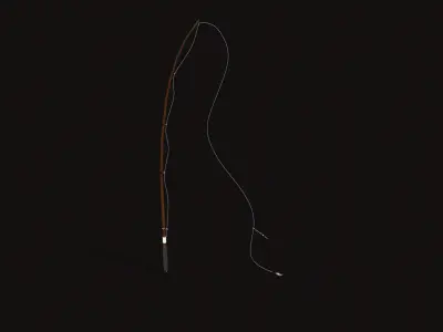 Fishing Rod V02 Low-poly 3D model