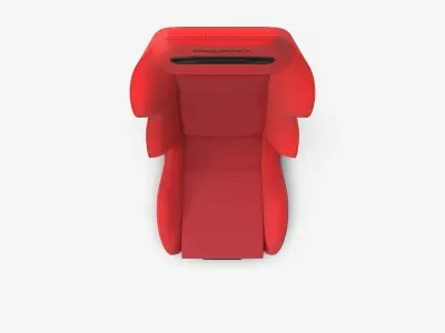 Recaro Speed Seat Low-poly 3D model