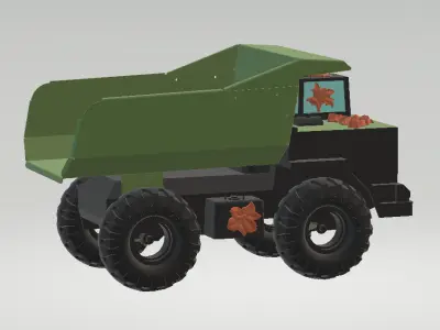 Military Vehicle Truck 3D print model