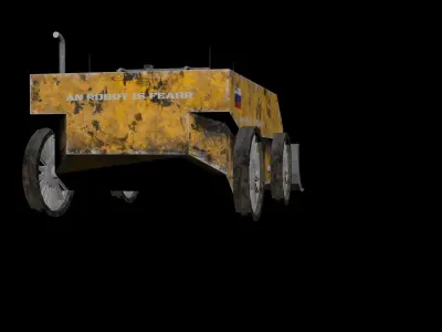 off-road vehicle Low-poly 3D model