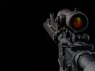 M4 - FSP Low-poly 3D model