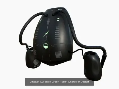 10 Jetpacks I Collection - SciFi Character Design 