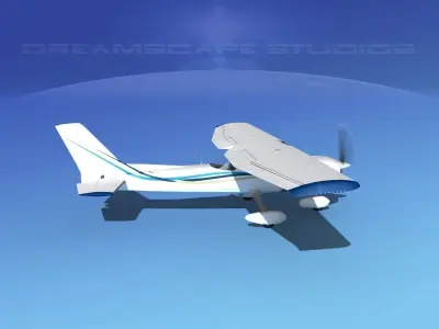 Cessna 152 Commuter V07 3D model