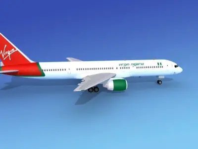 Boeing 757-200 Virgin Nigeria 3D model