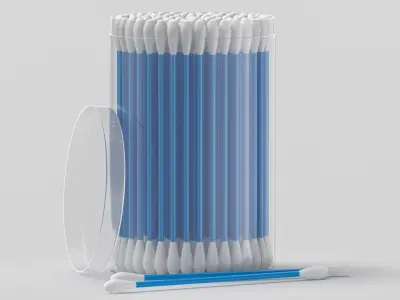 Cotton Swab Package 3D model