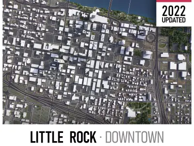 Little Rock Low-poly 3D model