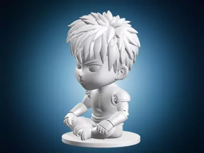 One Punch Man Miniature 3D print model