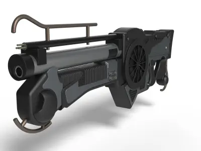 Mangalore Rifle from the movie The fifth element 1997 3D model