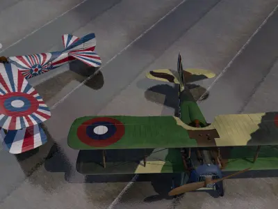 Spad XIII - S-13 3D model