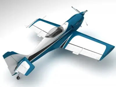 Zlin Z50 LS 3D model