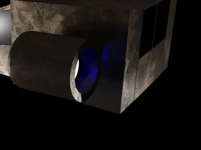 space shuttle Low-poly 3D model