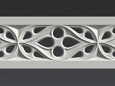 Gothic ornament 02 Free 3D model