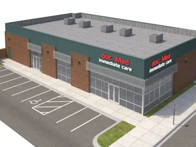 Retail-138 Retail Store C 3D model