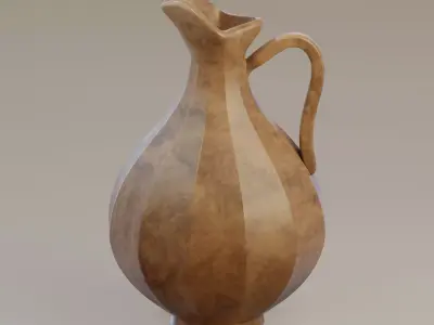 Marble pitcher 3D model