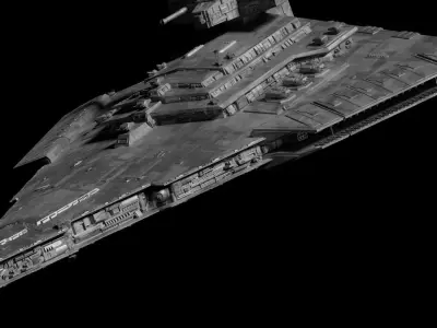 Victory 1 Class Star Destroyer - Star Wars 3D model