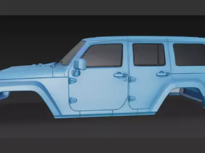 Jeep body 3d model 3D model