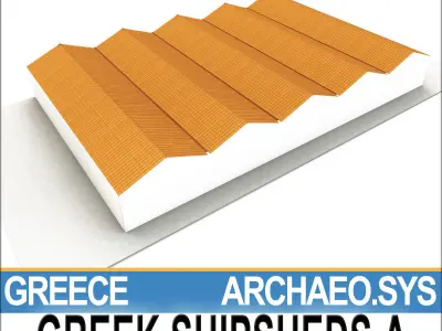 Greek Shipsheds A 3D model
