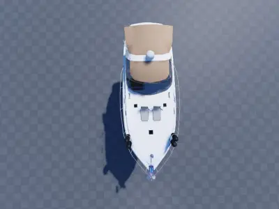 Rinker Fiesta Vee 342 yacht 3D model