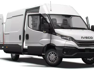 Iveco Daily Van L3H2 HQ Interior 2025 3D model