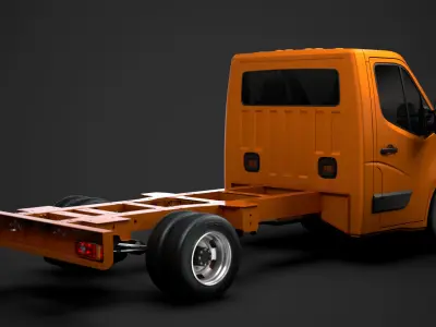 Opel Movano SingleCab DW E20 Chassis 2020 3D model