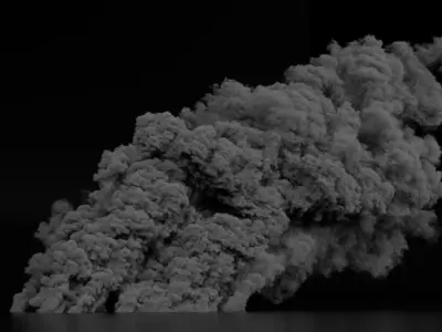 Rising Smoke 3D model