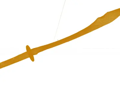 Dragon Samurai Sword Free 3D model