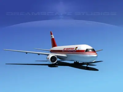 Boeing 767-200ER Air Mauritus 3D model