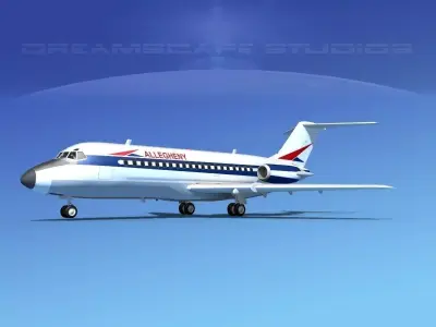 Douglas DC-9-15 Allegheny 1 3D model