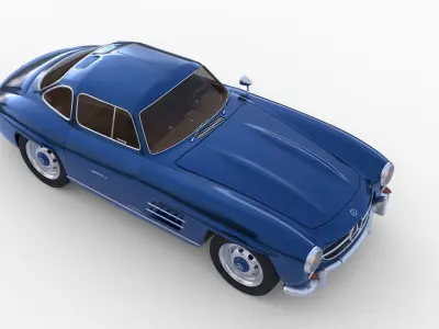 Mercedes benz 300 SL Free 3D model