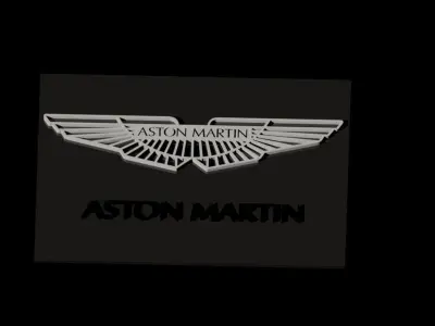 Aston Martin Logo Free 3D model