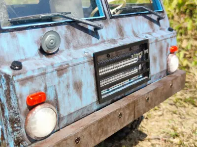 Crawler V306 Cab SCX6 - 1-6 RC body 3D print model