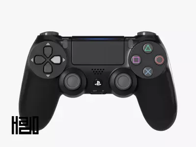 DualShock 4 Low-poly 3D model