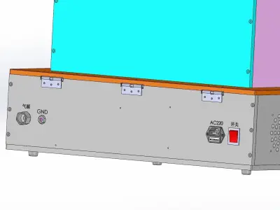 Testing machine 3D model