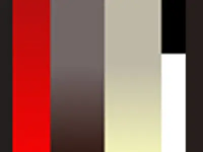 Low Poly Double Blade Axe with Skull - Hand Painted Game Ready Low-poly 3D model