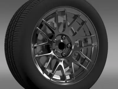 Chevrolet Camaro 2012 Hennesey wheel 3D model