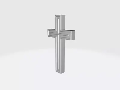 Versatile Cross Model in Multiple Formats - cross 2 3D model
