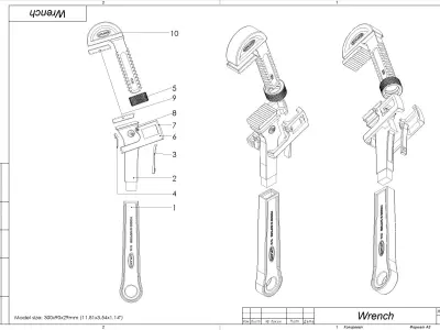 Wrench - BioShock - STL CAD bundle - Commercial Use 3D print model