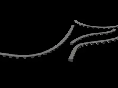 Bridge 3D models Low-poly 3D model