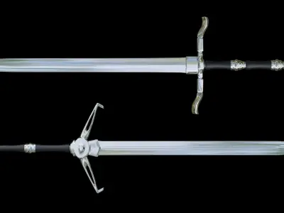 Knife Pack 6 Models Low-poly 3D model