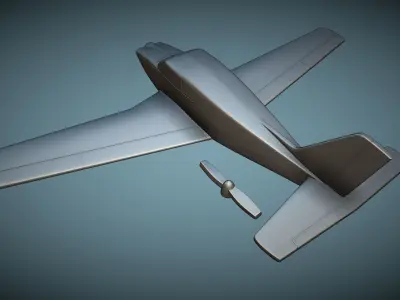 Piper PA-24 Comanche - 3D Printable Model 3D print model